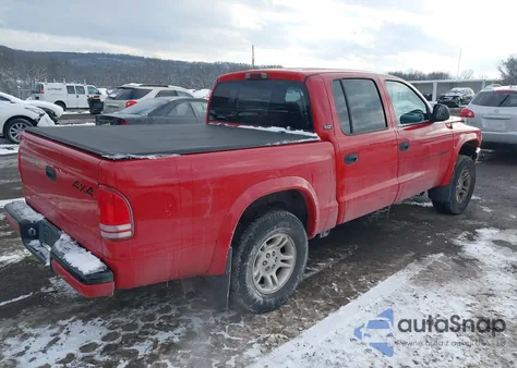 2001 Dodge Dakota Slt/Sport z USA, uszkodzony, nr VIN 1B7GG2AN21S125703